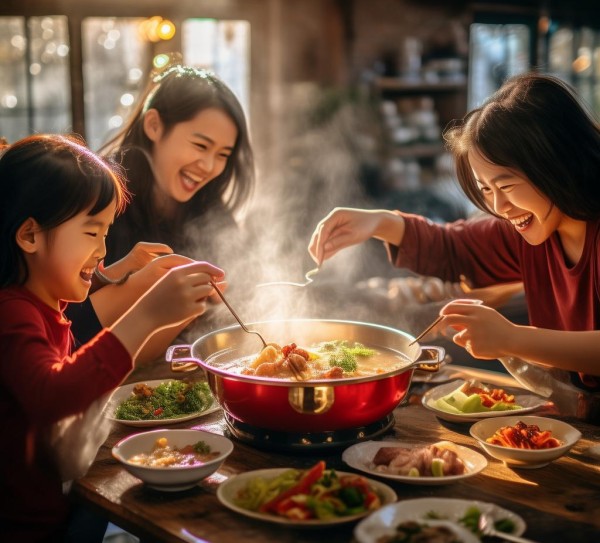 周末家庭火锅盛宴，味蕾之旅,周末家庭火锅盛宴，温馨时光里的味蕾旅行,温馨,第1张