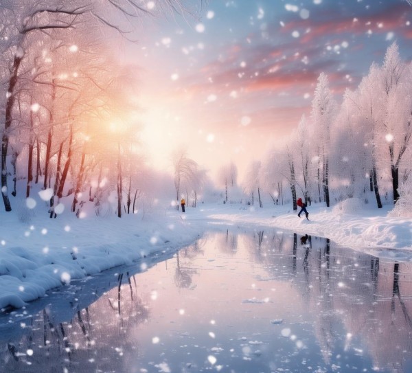 银装素裹·雪域风情，冬日雪景佳句汇编,冬日里的雪艳丽奇观—描绘雪中世界的优美句子集锦,画卷,魅力,诗意,第1张
