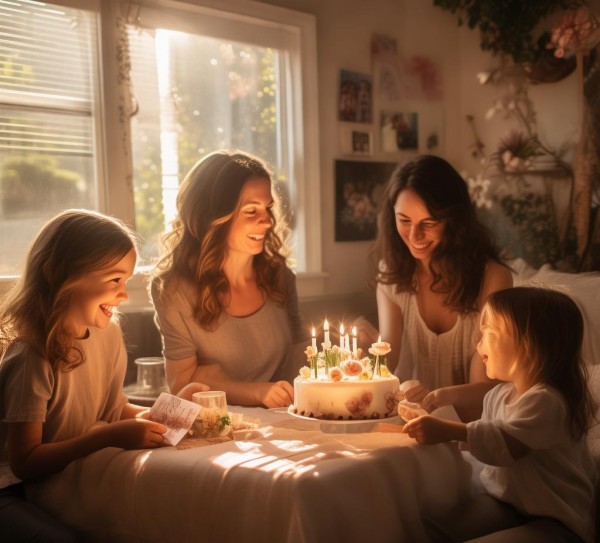 诗篇，生日祝福时刻,妈妈生日，温暖如诗的祝福时光,温馨,第1张